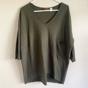 Kerisma Olive Green Tunic Top